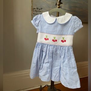 NWT Trotters Confiture Cherry Smocked Dress, 18-24months